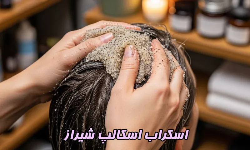 اسکراب اسکالپ شیراز - پاکسازی کف سر و درمان ریزش مو و خارش